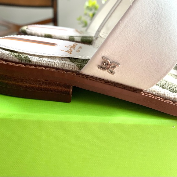 Sam Edelman Haydee slide sandals white MLT Lea 5 1/2 zebra US 5.5 - Picture 5 of 9